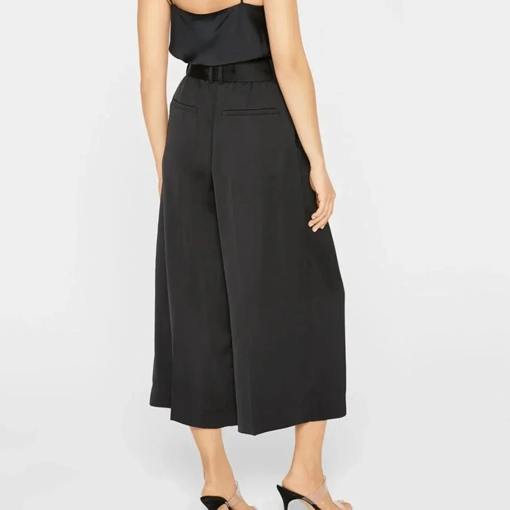 Club Monaco Kora Culotte in Soot Black/Noir in Size 6 - Picture 2 of 5